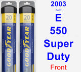 Front Wiper Blade Pack for 2003 Ford E-550 Super Duty - Assurance
