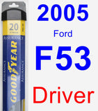 Driver Wiper Blade for 2005 Ford F53 - Assurance