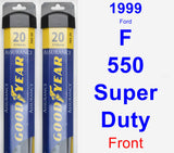 Front Wiper Blade Pack for 1999 Ford F-550 Super Duty - Assurance