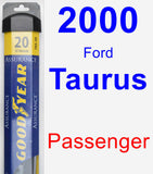Passenger Wiper Blade for 2000 Ford Taurus - Assurance