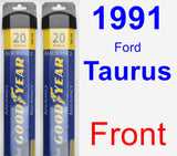 Front Wiper Blade Pack for 1991 Ford Taurus - Assurance