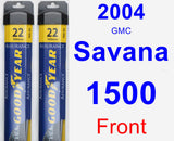 Front Wiper Blade Pack for 2004 GMC Savana 1500 - Assurance