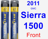 Front Wiper Blade Pack for 2011 GMC Sierra 1500 - Assurance