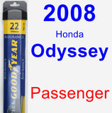Passenger Wiper Blade for 2008 Honda Odyssey - Assurance