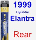 Rear Wiper Blade for 1999 Hyundai Elantra - Assurance