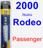 Passenger Wiper Blade for 2000 Isuzu Rodeo - Assurance