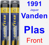 Front Wiper Blade Pack for 1991 Jaguar Vanden Plas - Assurance
