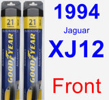 Front Wiper Blade Pack for 1994 Jaguar XJ12 - Assurance