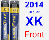Front Wiper Blade Pack for 2014 Jaguar XK - Assurance