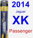 Passenger Wiper Blade for 2014 Jaguar XK - Assurance