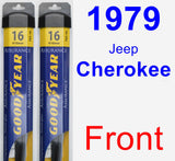 Front Wiper Blade Pack for 1979 Jeep Cherokee - Assurance