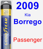 Passenger Wiper Blade for 2009 Kia Borrego - Assurance