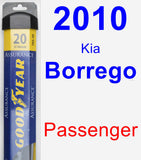 Passenger Wiper Blade for 2010 Kia Borrego - Assurance