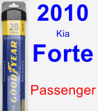 Passenger Wiper Blade for 2010 Kia Forte - Assurance