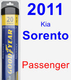 Passenger Wiper Blade for 2011 Kia Sorento - Assurance