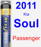 Passenger Wiper Blade for 2011 Kia Soul - Assurance