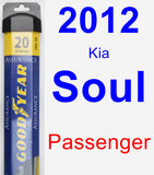 Passenger Wiper Blade for 2012 Kia Soul - Assurance