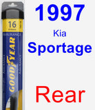 Rear Wiper Blade for 1997 Kia Sportage - Assurance