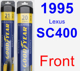Front Wiper Blade Pack for 1995 Lexus SC400 - Assurance
