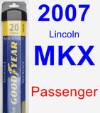 Passenger Wiper Blade for 2007 Lincoln MKX - Assurance