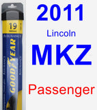 Passenger Wiper Blade for 2011 Lincoln MKZ - Assurance