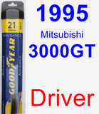 Driver Wiper Blade for 1995 Mitsubishi 3000GT - Assurance