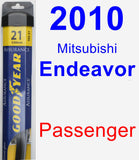 Passenger Wiper Blade for 2010 Mitsubishi Endeavor - Assurance