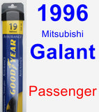 Passenger Wiper Blade for 1996 Mitsubishi Galant - Assurance