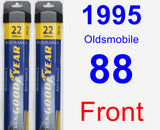 Front Wiper Blade Pack for 1995 Oldsmobile 88 - Assurance