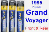 Front & Rear Wiper Blade Pack for 1995 Plymouth Grand Voyager - Assurance