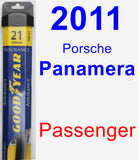 Passenger Wiper Blade for 2011 Porsche Panamera - Assurance