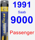 Passenger Wiper Blade for 1991 Saab 9000 - Assurance