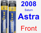 Front Wiper Blade Pack for 2008 Saturn Astra - Assurance