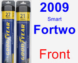 Front Wiper Blade Pack for 2009 Smart Fortwo - Assurance