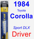 Driver Wiper Blade for 1984 Toyota Corolla - Assurance