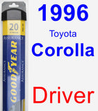 Driver Wiper Blade for 1996 Toyota Corolla - Assurance