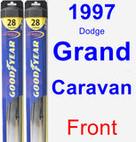 Front Wiper Blade Pack for 1997 Dodge Grand Caravan - Hybrid