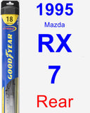 Rear Wiper Blade for 1995 Mazda RX-7 - Hybrid