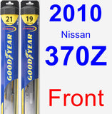 Front Wiper Blade Pack for 2010 Nissan 370Z - Hybrid