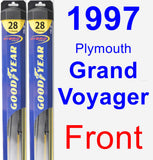 Front Wiper Blade Pack for 1997 Plymouth Grand Voyager - Hybrid
