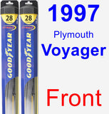 Front Wiper Blade Pack for 1997 Plymouth Voyager - Hybrid