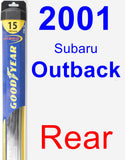 Rear Wiper Blade for 2001 Subaru Outback - Hybrid